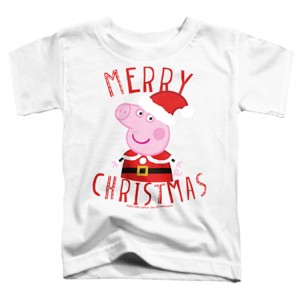 Toddler Boys' Peppa Pig Merry Christmas T-Shirt - 1 of 4