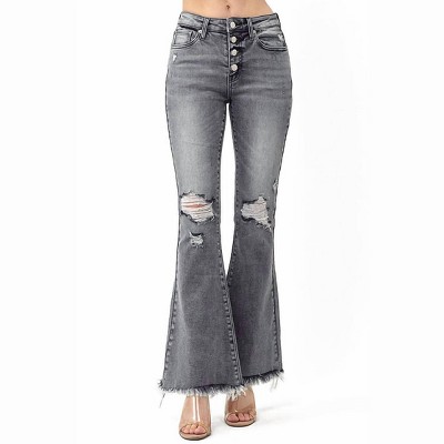 Women's Mid Rise Flare Jeans - RISEN