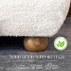 Brafab Twin Boucle Bed Frame, Upholstered Cloud Bed Frame with Headboard, Rounded Corners Design & Easy Assembly - 4 of 4