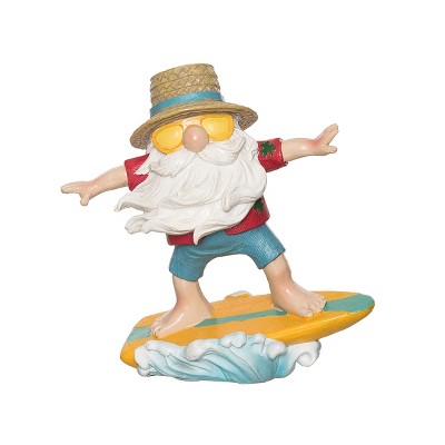 Beachcombers Surfing Gnome Figurine