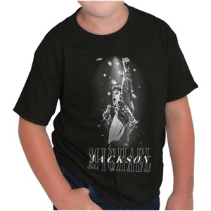 Michael Jackson Iconic King of Pop Crewneck T Shirts Boy Girl Brisco Brands - 1 of 4