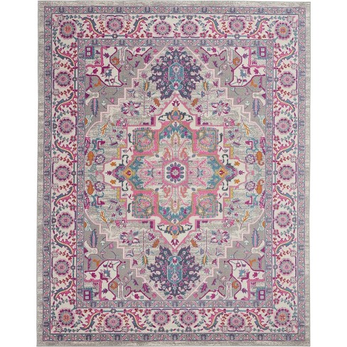 Nourison Passion Psn20 Bordered Center Medallion Area Rug Target