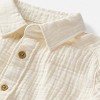 Little Planet by Carter's Organic Baby Boys' Woven Solid Coordinate Set - 4 of 4