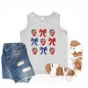 The Juniper Shop Coquette Bows And USA Strawberries Youth Tank Top - 3 of 4