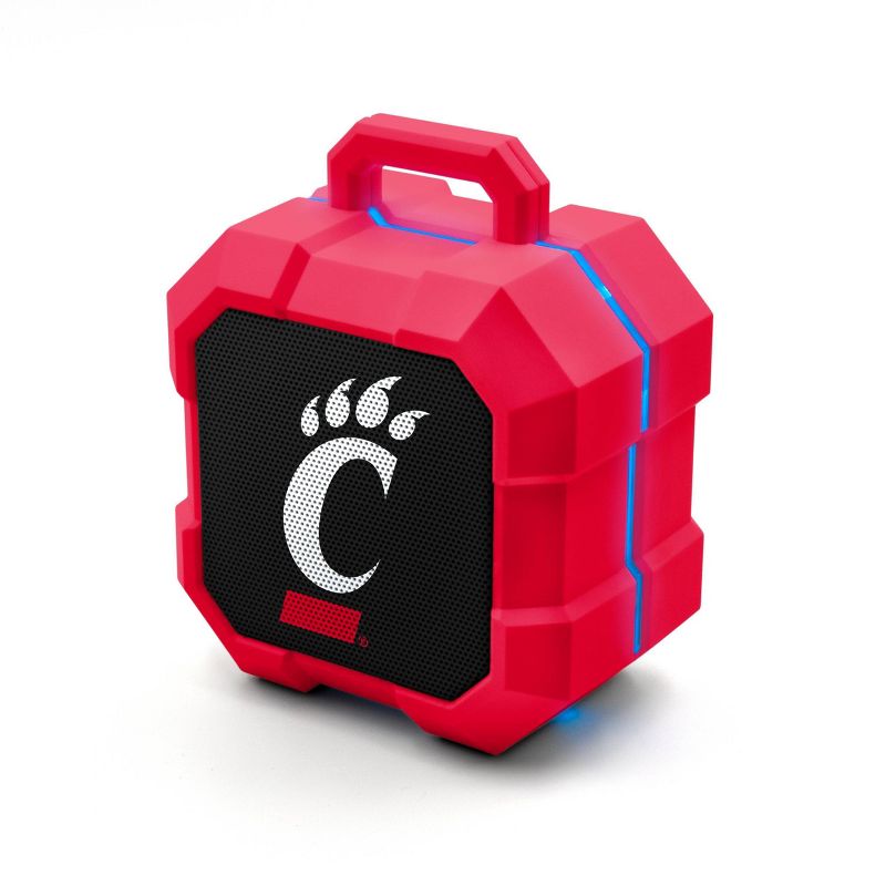 NCAA Cincinnati Bearcats LED ShockBox Bluetooth Speaker, 1 of 5