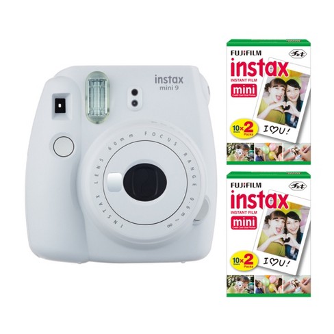 Fujifilm Mini Instant Camera White) With Instax Film Bundle : Target