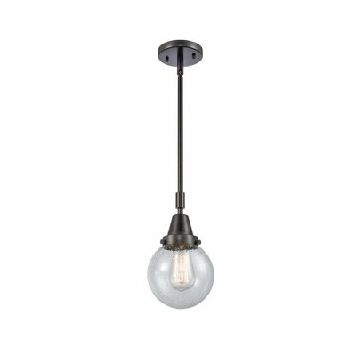 Beacon - 1 Light Stem Hung Mini Pendant In Industrial Style-10.63 Inches Tall and 6 Inches Wide