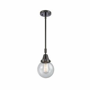 Beacon - 1 Light Stem Hung Mini Pendant In Industrial Style-10.63 Inches Tall and 6 Inches Wide - 1 of 1