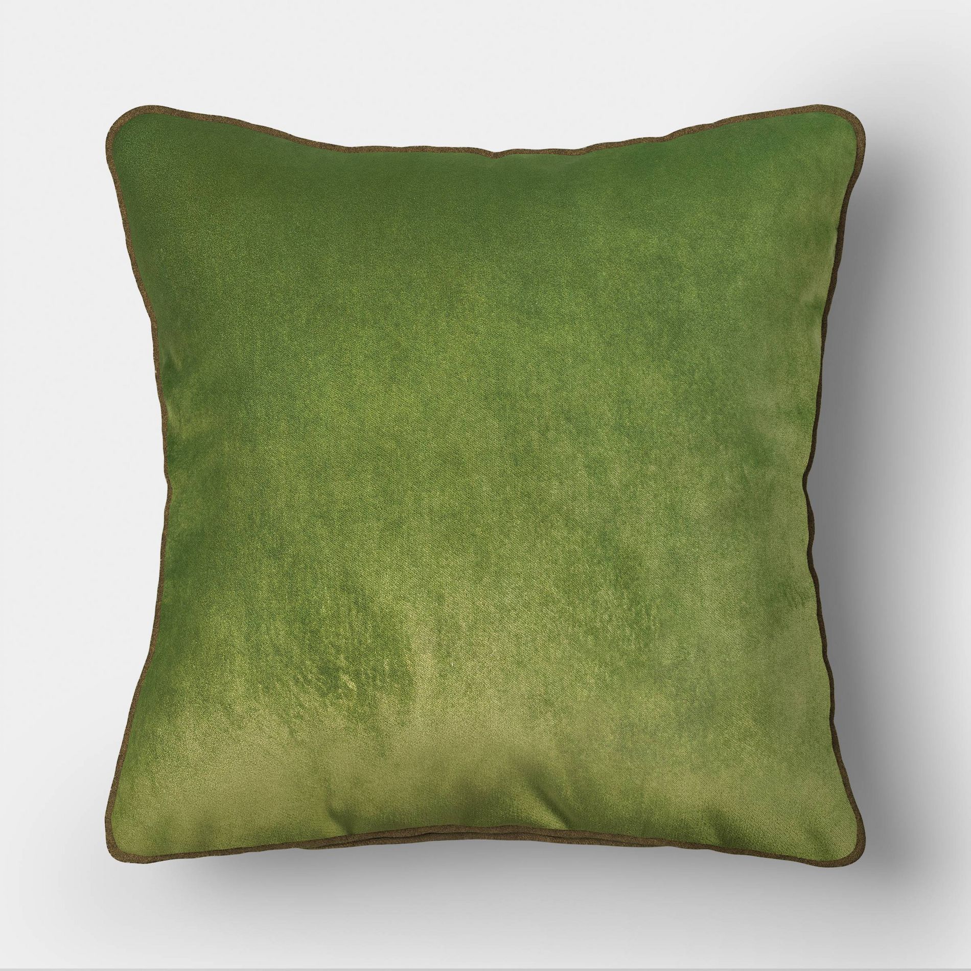 18"x18" Reversible Velvet Pillow Green/Dark Green - Threshold™