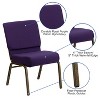 Emma and Oliver 21"W Stackable Church/Reception Guest Chair - 3 of 4