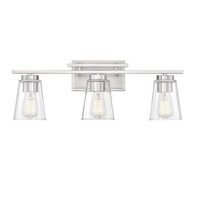Savoy House Calhoun 3 - Light Vanity in  Satin Nickel