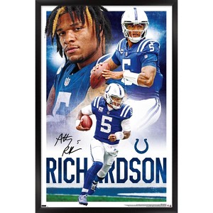 Trends International NFL Indianapolis Colts - Anthony Richardson 24 Framed Wall Poster Prints - 1 of 4