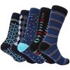 Mio Marino Men's Groovy Designer Dress Socks 5 Pack - 2 of 4