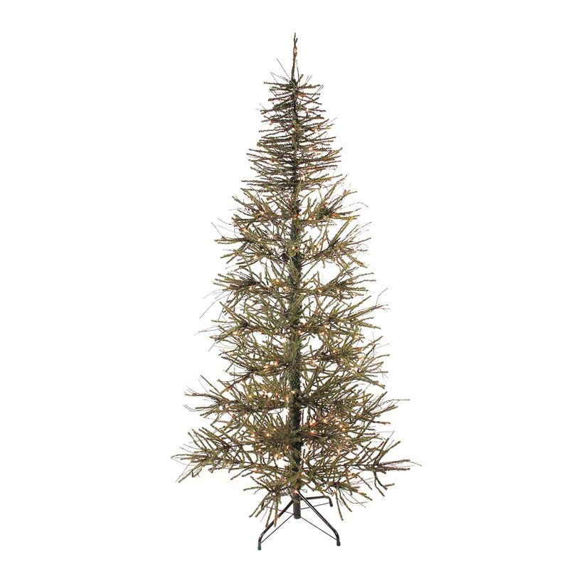 Northlight 7' Prelit Artificial Christmas Tree Medium Warsaw Twig - Clear Lights, 1 of 3
