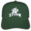 Lake Erie College Primary Logo Foam Trucker Cap Hunter Green Os - 2 of 4