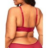 Adore Me Women's Emmeline Plunge Bra 38DDD / Rio Red. - 3 of 4