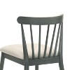 2 Pieces Set Dining Side Chair Rustic Modern Farmhouse Design Retro Design Easy to Assembly - 2 of 4