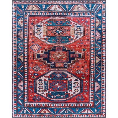 Mark & Day Mariahout Woven Indoor Area Rugs Dark Red