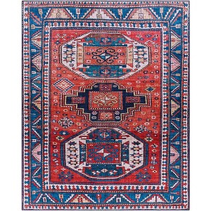 Mark & Day Mariahout Woven Indoor Area Rugs Dark Red - 1 of 4