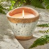 tagltd Laguna Rustic Rim Unscented Citronella Terra Cotta Pot 6.1L x 6.1W x 4.9H 10 oz. Burn Time 10 Hours. - 2 of 2