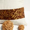 Slickblue Linen Patchwork Floor Cushion - Decorative Throw Pillow, 19.7"x19.7", 6 Design Choices, Machine Washable - 3 of 4