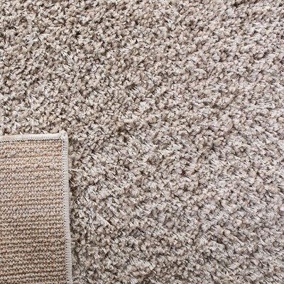Linen Rectangular Washable Shag Rug, 79" x 11"