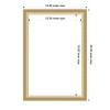Amanti Art 20"x14" Florence Gold Framed Magnetic Dry Erase Board - 4 of 4