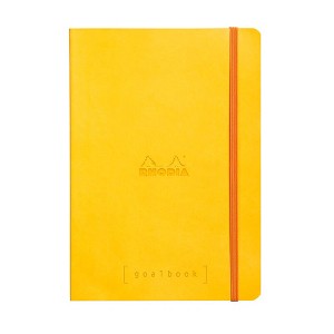 Rhodia Softcover Goalbook - Dot grid 224 Numbered pages - 6 x 8 1/4 - Yellow - 1 of 4