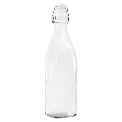 Gibson Home Sweetwater 32.5 Ounce Glass Bottle With Swing Top Stopper ...