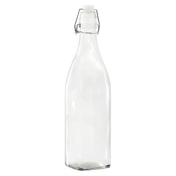 Gibson Home Sweetwater 32.5 Ounce Glass Bottle with Swing Top Stopper
