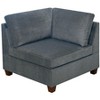 NicBex Modular Sectional 6pc Set L-Shaped Modular Sofa Bed Modern Including Couch 2x Corner Wedge 2x Armless Chairs and 2x Ottomans - 4 of 4