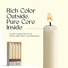Leor & Lair 6 Inch Mini Taper Candles – Pack of 8 Short Candle Sticks for Dinner, Weddings & Home Décor - 3 of 3