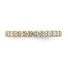 Black Bow Jewelry 2mm 14K Gold U Shared Prong 1.0 Ctw Diamond Eternity Band - 3 of 4