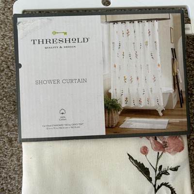 Botanical Floral Shower Curtain - Threshold™ : Target