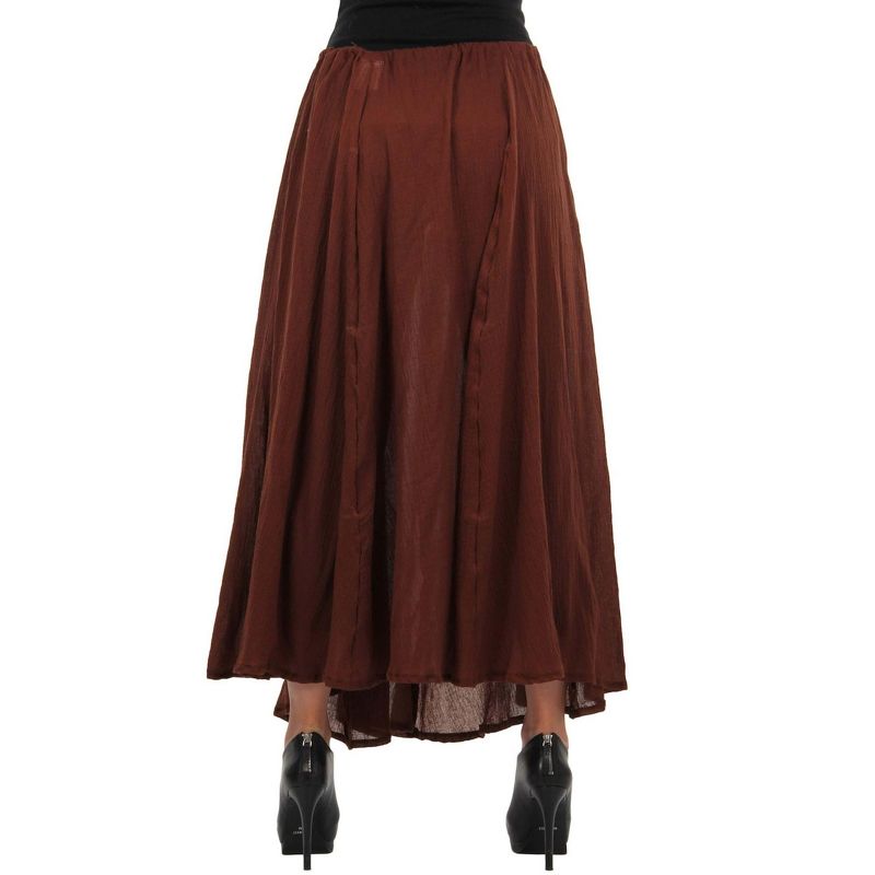 HalloweenCostumes.com One Size Fits Most Women  Pirate Parachute Skirt Brown, Brown, 3 of 4