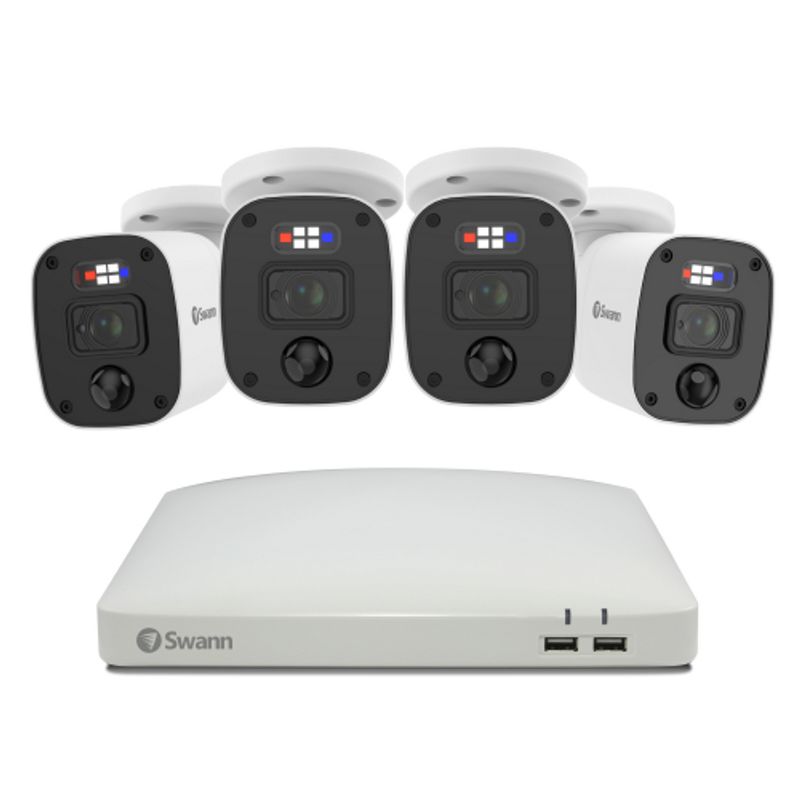 Swann DVR Security System, SWPRO Square Professional Bullet Camera, 84680 Hub, White, 3 of 8