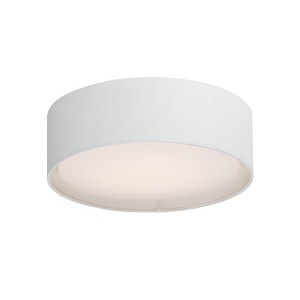 Maxim Lighting Prime 1 - Light Flush Mount in  White Linen - 1 of 1