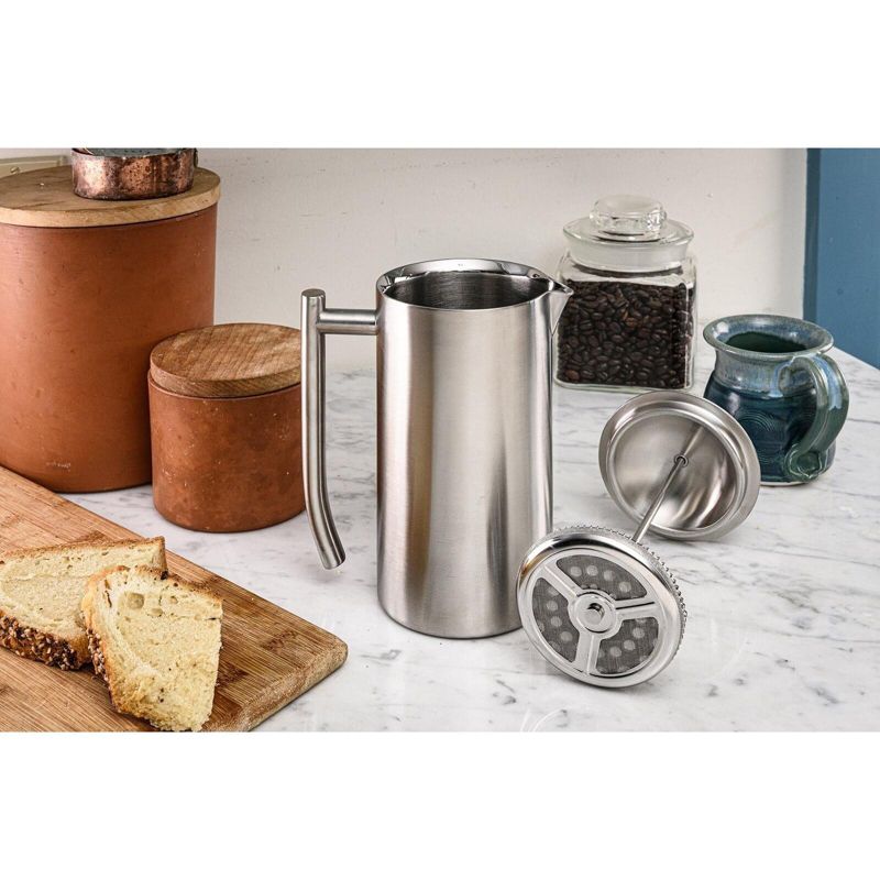 Frieling French Press, brushed finish, 4 of 10