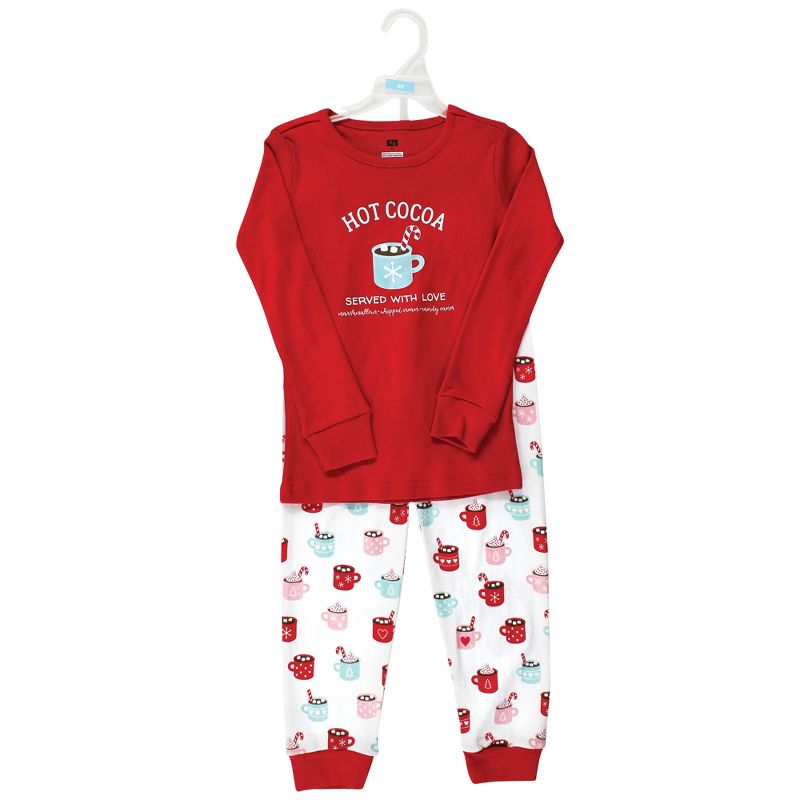 Hudson Baby Infant and Toddler Cotton Pajama Set, Hot Cocoa, 2 of 5