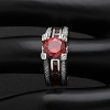 Skylar Wedding Ring Set for Women Engagement Ring Wedding Band Cz Ginger Lyne Collection - 3 of 4