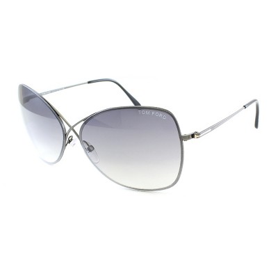 Tom Ford Collete TF 250 08C Womens Fashion Sunglasses Silver Black 63mm