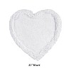 Shaggy Border Collection Bath Rug 100% Cotton Tufted Weave Ruffle Border Pattern Bathroom Rug for Machine Washable Bath Mat - 2 of 4