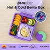 OMIEBox Insulated Bento Lunch Box with Leakproof Thermos Food Jar 3 Compartments - 2 of 4
