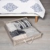 Underbed Storage Gray - Room Essentials™: Lidded Storage Bag for Towels & Bedding, Folds Flat, 3600 Volume Capacity - 2 of 4
