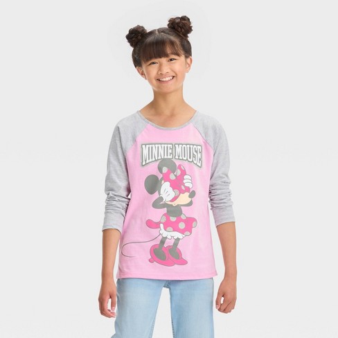 Minnie mouse long 2025 sleeve top