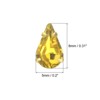 Unique Bargains Glass Craft Embellishments Flat Back Four Claws Teardrop Gems 20 Pcs - 2 of 4