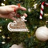 Pavilion Gift Company - Christmas Memories  - 4" Snowfamily Ornament - Decorative Objects - 2 of 4