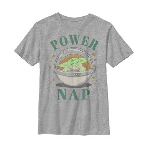 Boy's Star Wars The Mandalorian The Child Power Nap Bassinet T-Shirt - 1 of 4