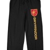 Harry Potter Gryffindor Men's Black Sleep Pajama Pants - 2 of 4