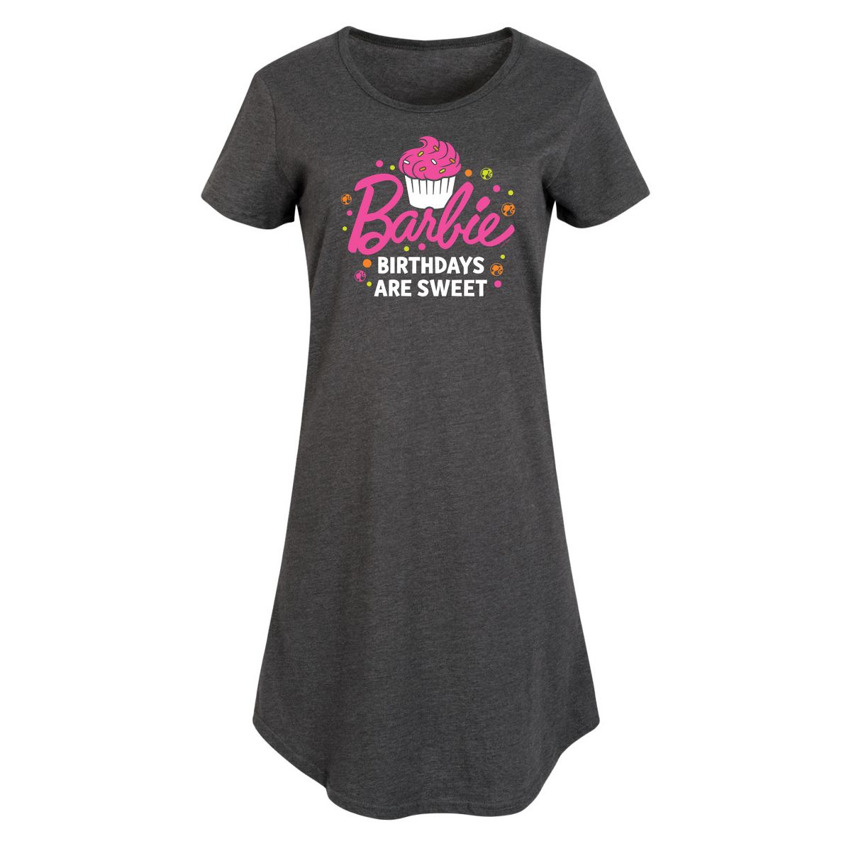 Women's - Barbie - Birthdays Are Sweet Graphic T-shirt Dress